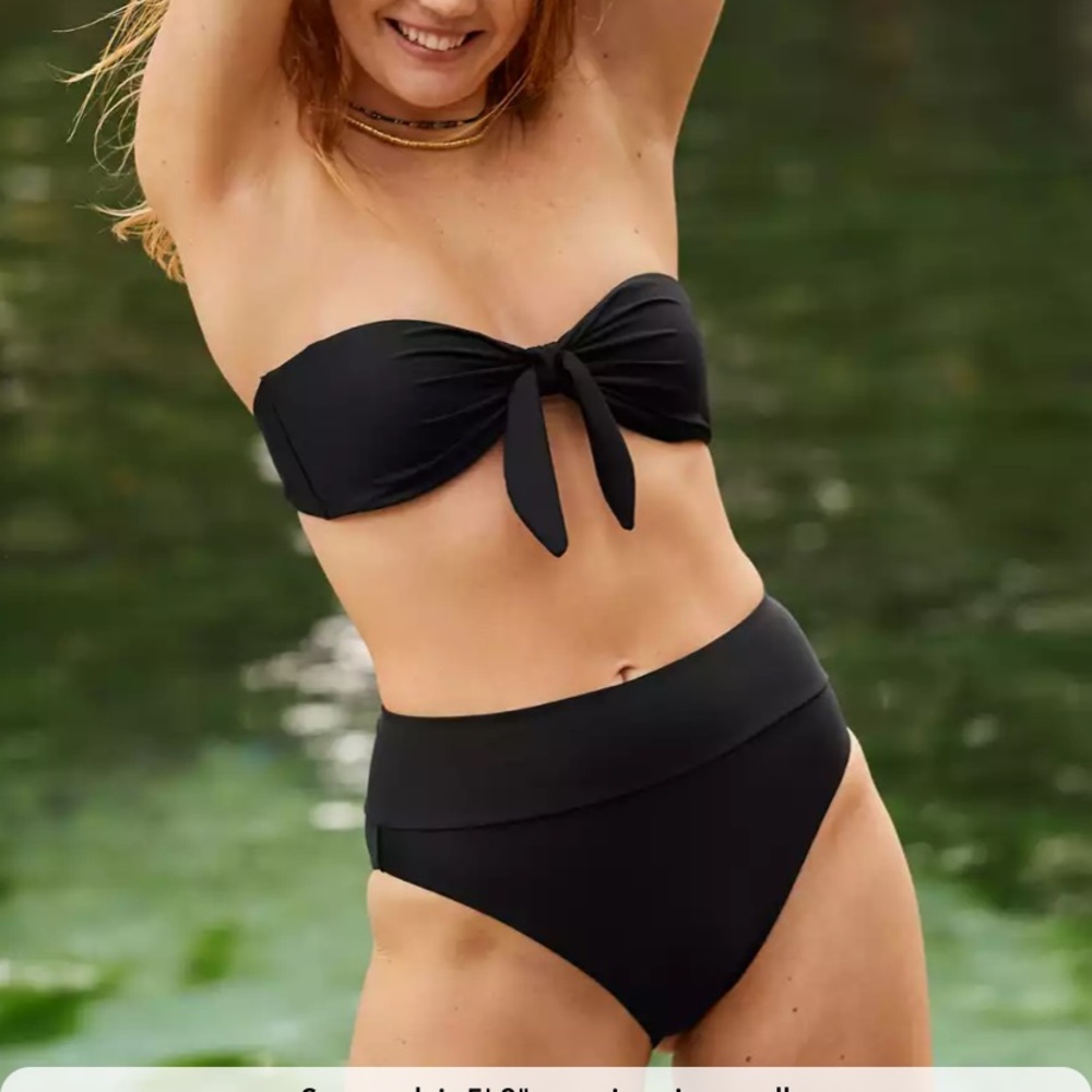 Aerie High Cut Cheeky Bikini Bottom